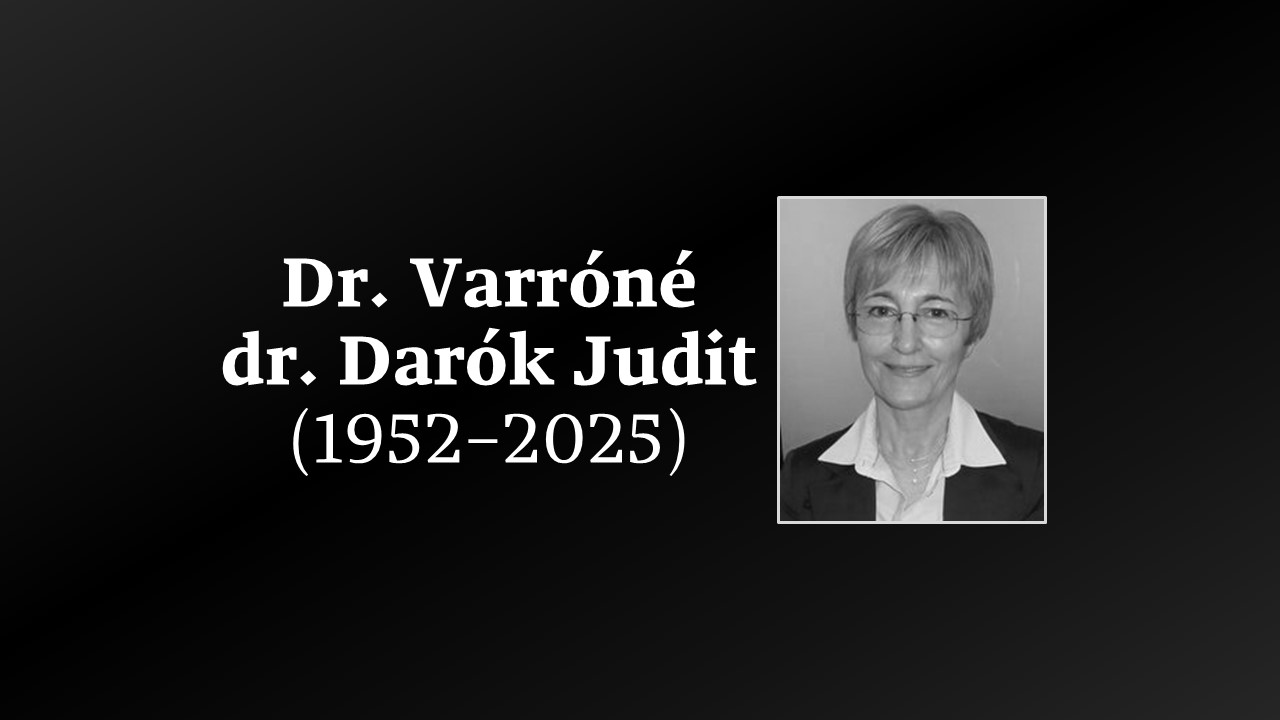 Elhunyt Dr. Varróné dr. Darók Judit | Hírek | Biológiai Intézet ...