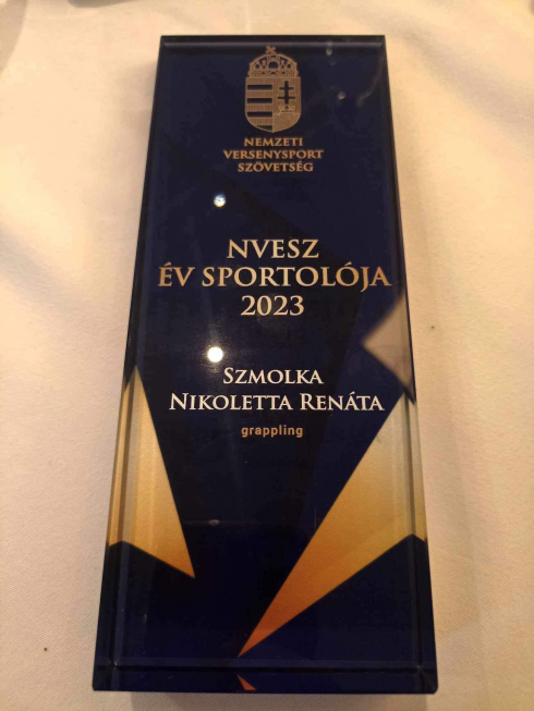 díj, Szmolka Nikoletta Renáta - NVESZ Év Sportolója (grappling)